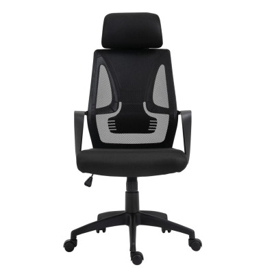 CF2950W Πολυθρόνα Γραφείου Διευθυντή, Mesh Μαύρο